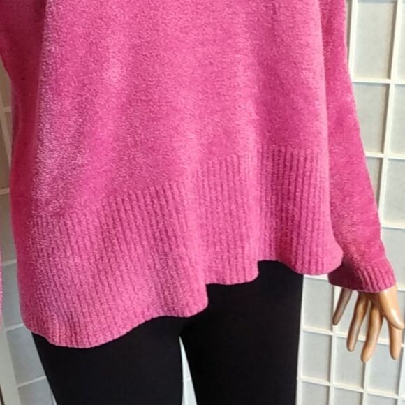 "Kikit Soft Knit Sweater Top Fuchsia XL - Picture 3 of 6
